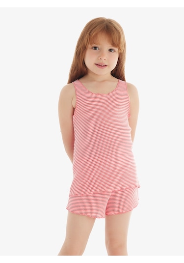 Kız Çocuk Pijama Takımı 60566 - Pembe Pembe