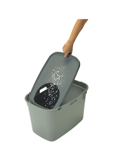 Moderna Top Cat Üstten Girişli Kapalı Kedi Tuvaleti 39 x 59 x 38 CM