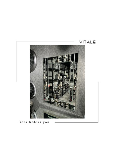 Vitale Gümüş Parçalı Duvar Aynası Ak.wlt0495 Diğer