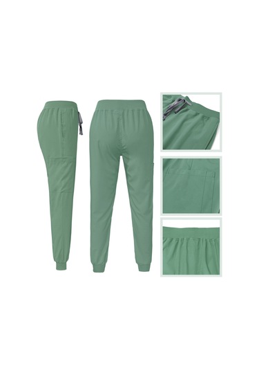 Suntek Kadın Üniforma Scrubs Set Üstü Ve Pantolon S-yeşil