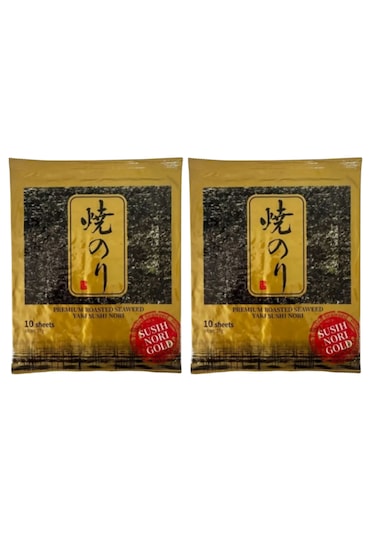Sea Food Sushi Yosunu Yaki Sushi Nori Gold Premium 10 Yaprak 2'li