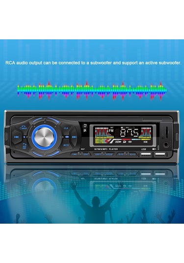 Skycity Araç Radyosu Bluetooth 5.1, Aı Sesli Asistan, Mp3/flac Çalar, 4x55w Güç, 12v, Usb Şarj, Telefon Çağrı Desteği, Uygulama Kontrolü Pil Yok