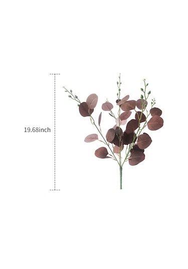 Suofeng Yüksek Kaliteli Kumaştan Yapay Yapraklı Dekoratif Yaprak Demeti, İç Ve Dış Mekanlar İçin Mükemmel