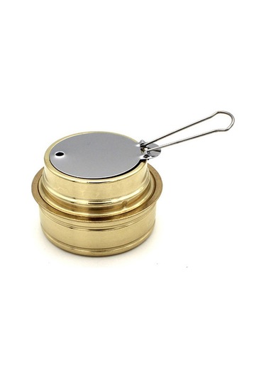 Gri Bakır Alaşım Taşınabilir Mini Ultra Hafif Ruh Burner Gri Gri