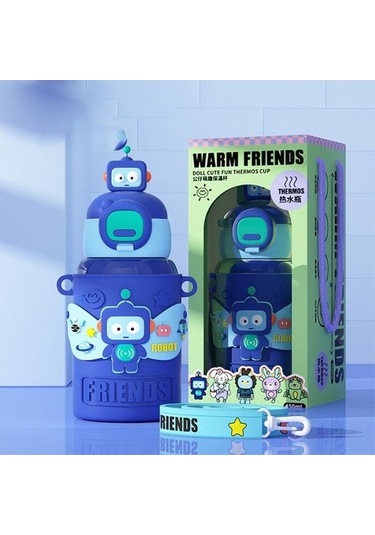 High Quality Shoe Bag Rındu Çocuk Sızdırmaz Paslanmaz Çelik Su Şişesi 36sut6 MAvi