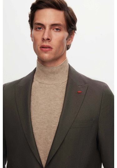 D's Damat Slim Fit Antrasit Armürlü Kumaş Ceket 3ef04r107409m Antrasit