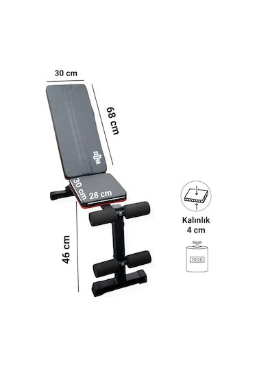 Woqes Katlanabilir-ayarlanabilir Bench Sehpası