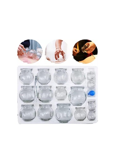 Medikaltec Cam Masaj Kupa Seti 16 Adet 4 Pcs 3