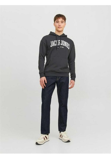 Jack&jones Jjejosh Erkek Sweatshirt 12236513-black Siyah