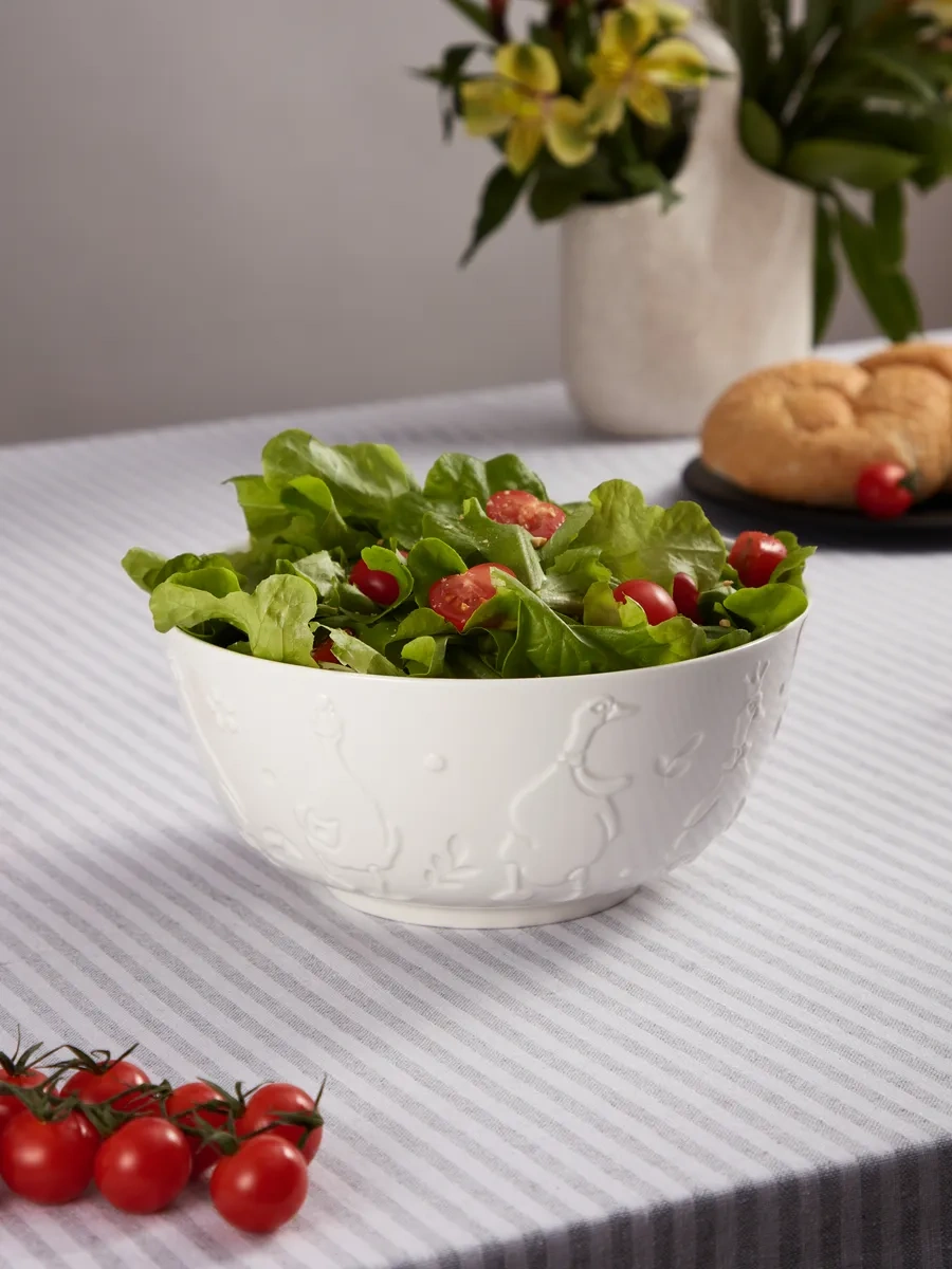 Lefard Family Farm Salata Kasesi 1800 Ml Porsel 317747049 Beyaz