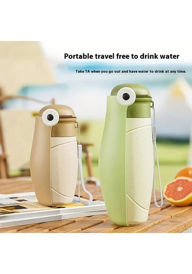 Willowhaven Küçük Yeşil Taşınabilir Kedi Köpek Tavşan Seyahat Su Şişesi Sızdırmaz