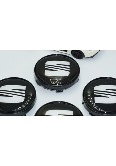 Dk Tuning Seat Siyah Jant Göbeği Kapak Seti 60mm