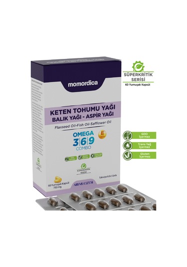Keten Tohumu Yağı Yumuşak Kapsül - 60 Kapsül