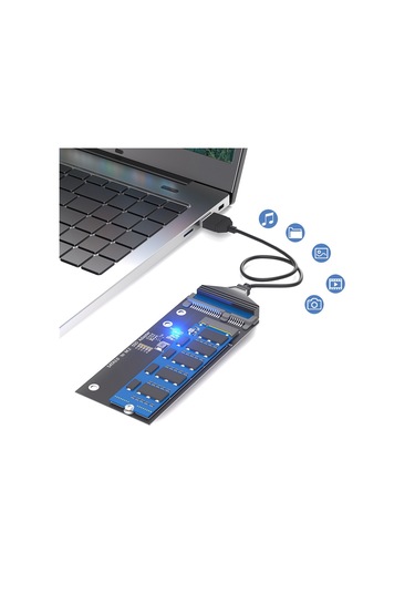 Xurunkeji M.2 - Sata Adaptör Kartı M.2 Ngff - Sata B Anahtar Ssd Dönüştürücü Ngff M.2 2280 2260 2242 2230 Ssd İçin