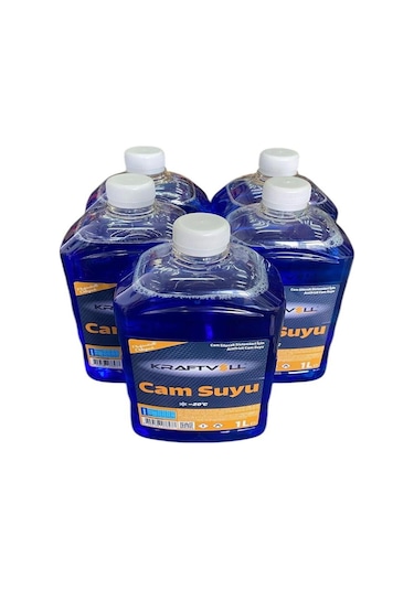 5'li Kraftvoll Cam Suyu Mavi Antifrizli -20 Derece 1lt