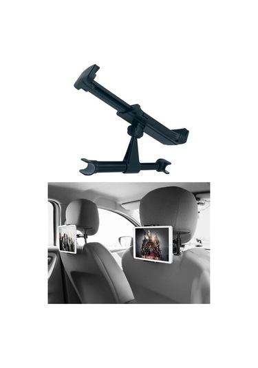 Oto Koltuk Arkası Telefon Tablet Tutucu Ayarlanabilir 360 Derece Dönebilen Pratik Stand 5365 Çok Renkli