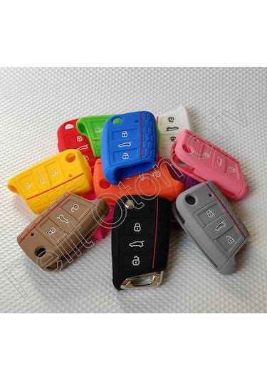 Skoda Anahtar Kılıfı Silikon