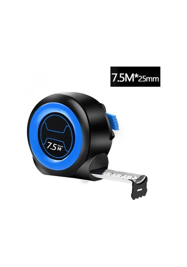 7.5 M 25 Mm-çelik Mezura 3 5 7.5 10 Metre Kalınlaşmış Kendinden Kilitlemeli Kauçuk Alet Cetvel Yapı Araçları Ölçme Önlemleri