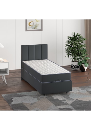 Yatak Başlığı, Kamelya Yatak Başlığı Antrasit 90x100 Cm