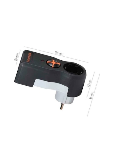 Tunçmatik Enerji Koruma Prizi Powersurge 1'li Siyah 525 Joule Tsk5079 0