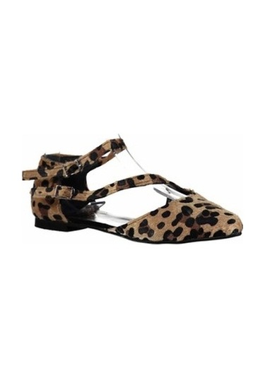 Fox Shoes Leopar Kadın Babet D726016902 Leopar