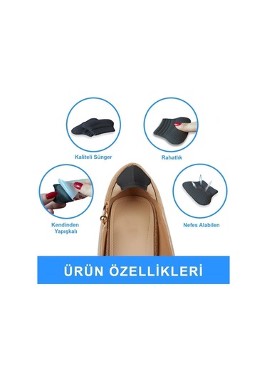 Active Team SP03-Yapışkanlı Bilek Koruma|Topuk Vurma Önleyici Sünger Ped