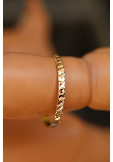 Yenigün Kuyumculuk 14 Ayar Altın 2,75 Gr Bebek Altın Bilezik Model 3