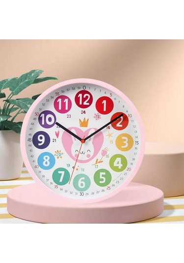 Pazly Zamanı Tavşan06 Tavşan06 Suntek Söyleme Saati Oyun Öğretim Duvar 10 Ss Çok Renkli