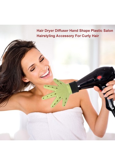 Qingmipy Saç Kurutma Diffüzyoru Saç Stili Oluşturucu Kıvrımları Tanımlama Hacim Veren Profesyonel Ev Kullanıma Uygun Isıya Dayanıklı Plastik Aparat
