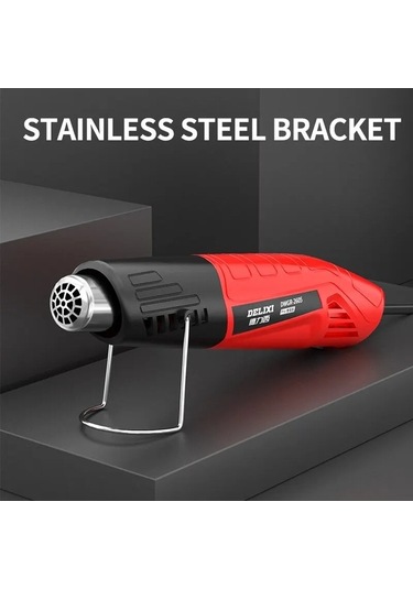 Createtech 220v Dıy Isı Tabancası - Elektrikli Sıcak Hava Aracı - Isı Tabancası 1 - Renkli Model