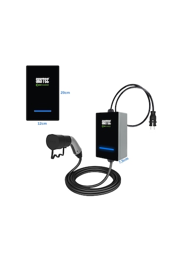 Sgstec Ev 3.5Kw 16A Taşınabilir Elektrikli Araç Şarj Cihazı