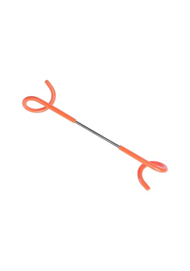 Yunboo Dışarıda Kullanım İçin Çift Yönlü Demir Kuruşak, Kamping Feneri Ve Çanta Asıcı, Lastik Kaplama Kaymazlı, Turuncu Çok Renkli