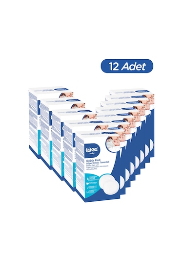 Wee Baby 40'lı Klasik Yapışkanlı Göğüs Pedi (40x12 480 Adet)