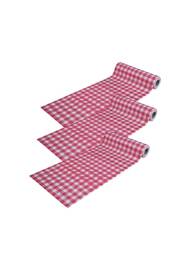 Pratikser Tek Kullanımlık Masa Örtüsü Kırmızı - 100x120cm - 3 Rulo