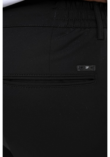 P 1173 Pantolon Comfort Siyah-2 Casual Siyah