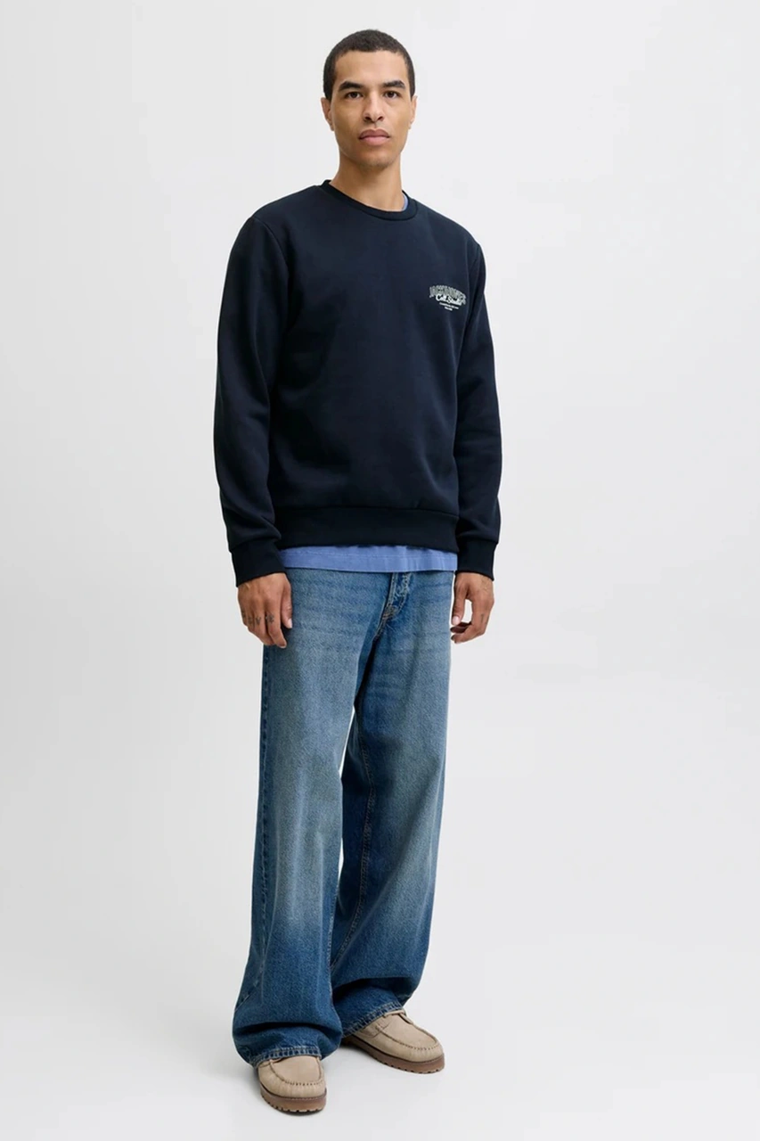 Jack & Jones Erkek Sweat 12278601 Lacivert Lacivert