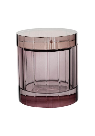 Mikasa Moor Bordo Cam Dekoratif Kutu 10x10x12 Cm