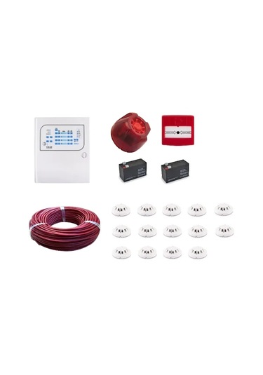 Codesec 14 Bölgeli Konvensiyonel Sertifikalı Yangın Alarm Seti