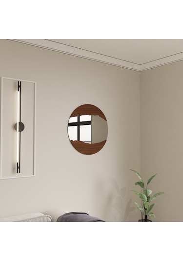 Dekoratif Ahşap Pleksi Aynalı Duvar Dekoru