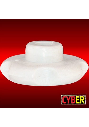 Plastik Somunsuz Çap 45 Kelebek Elcik (beyaz)