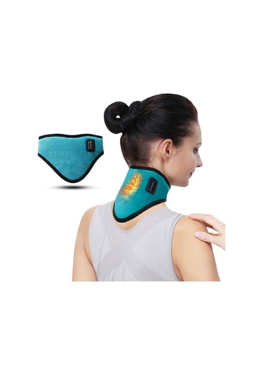Hymark Servikal Usb 3 Seviye Sıcaklık Elektrikli Zaman Ayarlı Boy Açık Mavi