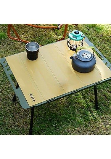 Homyl Kamp Masa Matı Katlanır Silikon Örtüsü Barbekü Haki Haki Çok Renkli