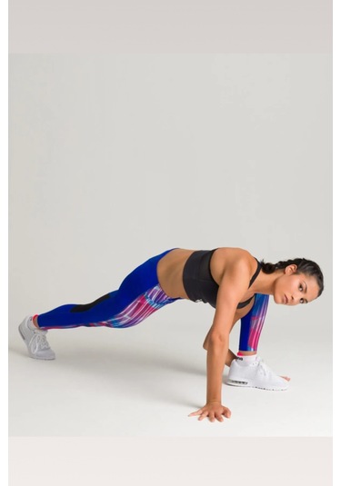 Arena W Gym Long Tights Kadın Saks Mavisi Tayt 001619997 Saks - Mavi