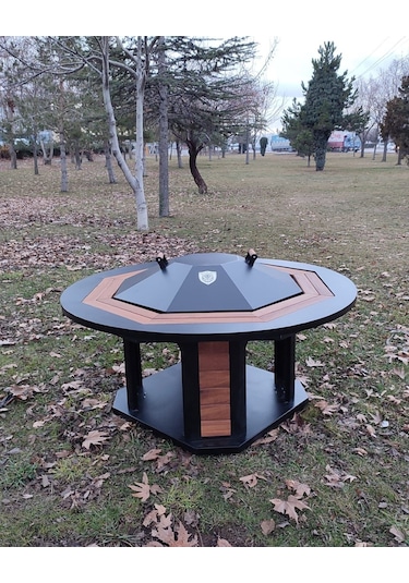 Zs Hermanos Grand Masa Barbekü Siyah - Kahverengi