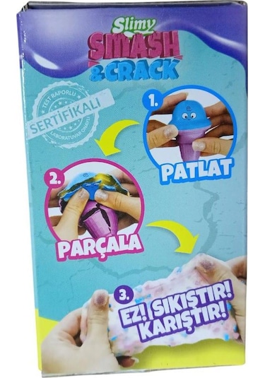 Slimy Patlat Pop-it 55 Gr - Mor Kase Dondurma Slime