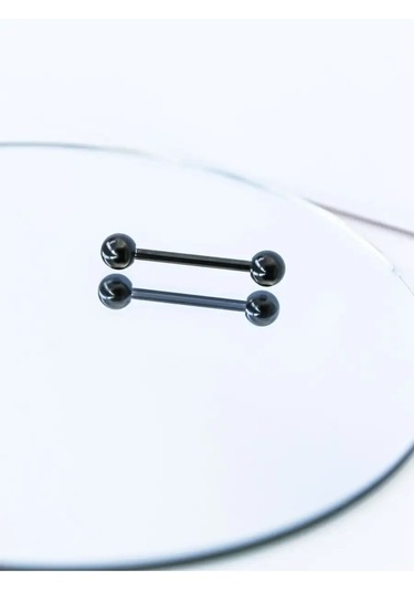 Pıercıng Bar Bar Piercing 2 Adet 34609451 Siyah