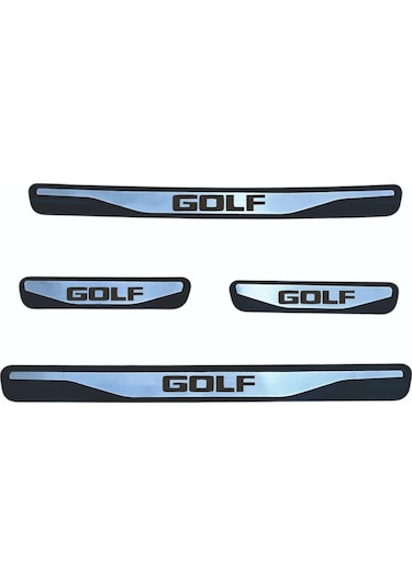 Golf 6 Kapı Eşiği 2010-2013 New Krom Kapı Eşiği 4 Parça Paslanmaz Çelik