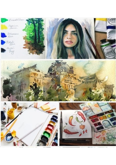 Resim Kağıdı, Sulu Boya Kağıdı, A3 297x420mm 200gr-20 Sayfa