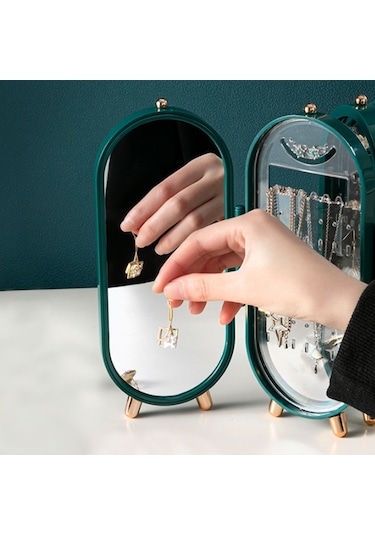 Chavin Yeşil Küpe Kolye Standı Yeşil