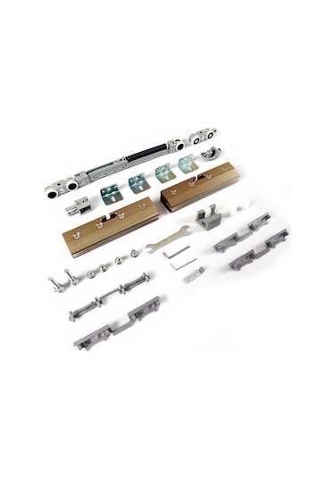 Albatur 120 Kg Tek Yön Frenli Senkronize Sürme Cam Kapı Sistemi